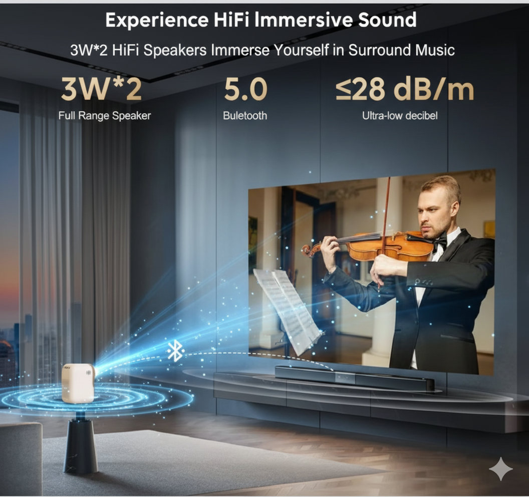 EVOA E1 Full HD Projector for home cinema