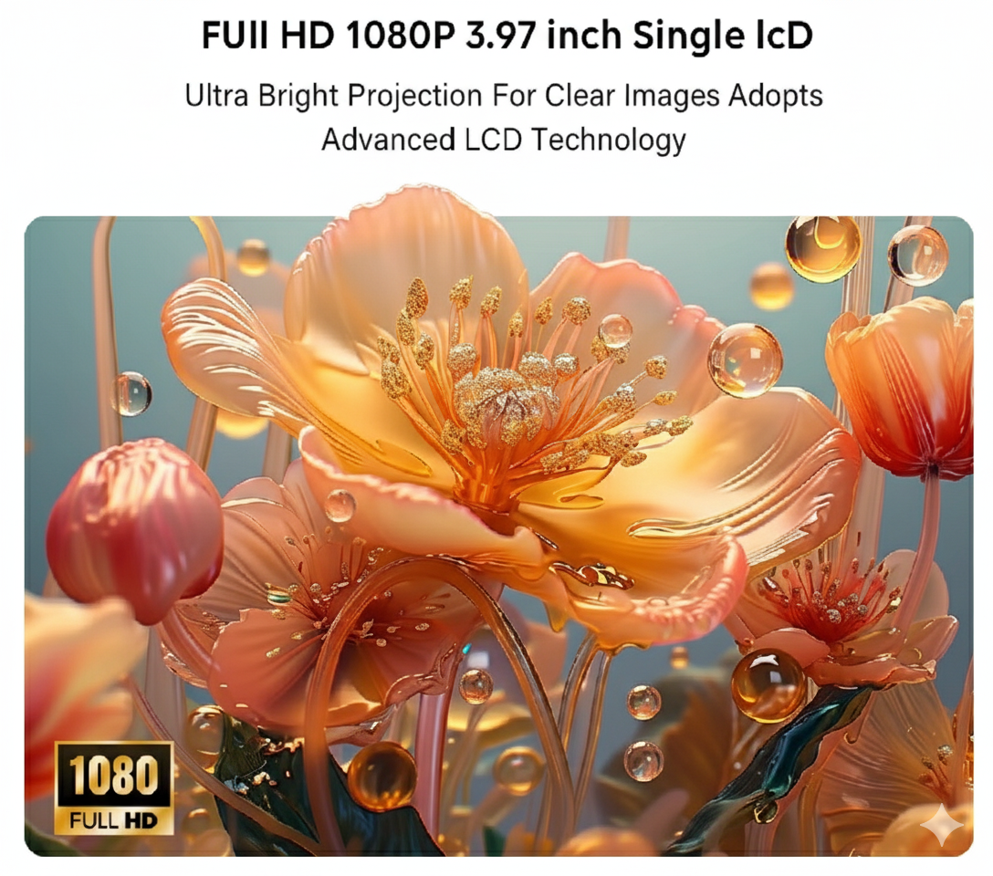 EVOA E1 Full HD Projector for home cinema